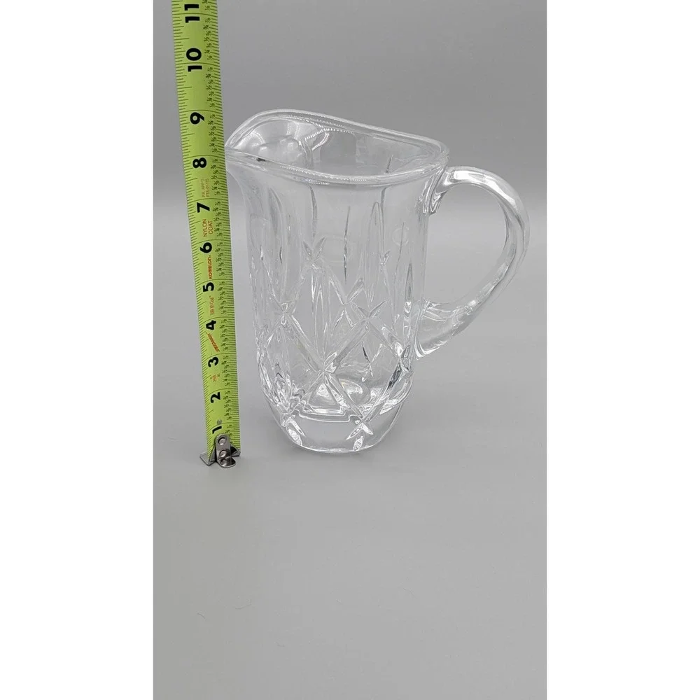 Crystal Pitcher Gorham Lady Anne 32 Ounce Full Lead Made‎ In Czech Republic